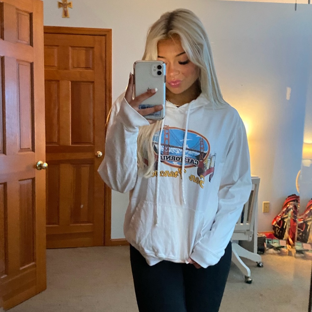 John Galt/Brandy Melville hoodie San Francisco logo